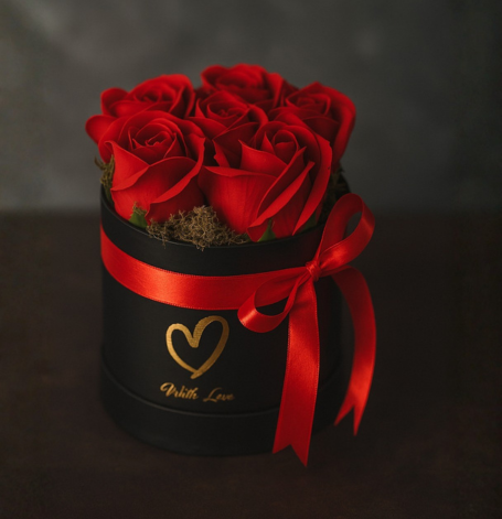 Caixa de rosas