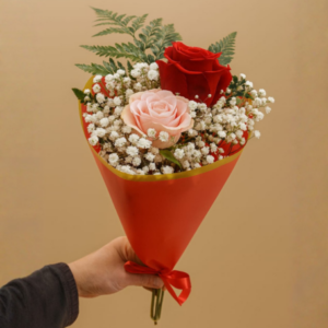 Ramo com duas rosas