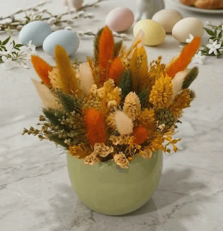 arranjo floral seco – detalhe especial